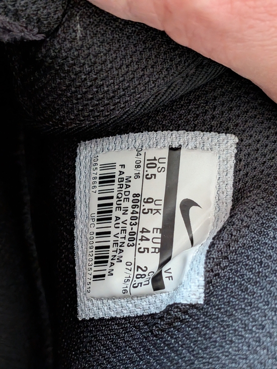 Nike Air Force 1 High ‘07 LV8 Black Suede Sneakers Size 10.5 main image 7